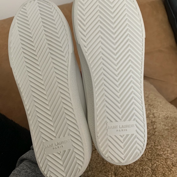 YSL COURT CLASSIC SL/06 EMBROIDERED SNEAKERS - Picture 6 of 9